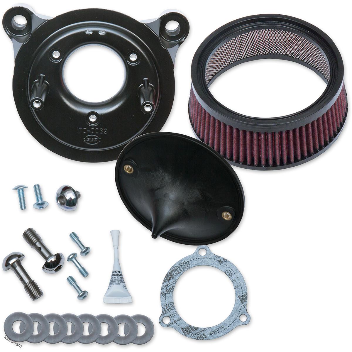 Kit sání pro OEM kryt od S&S pro Harley Davidson TwinCam 01-17