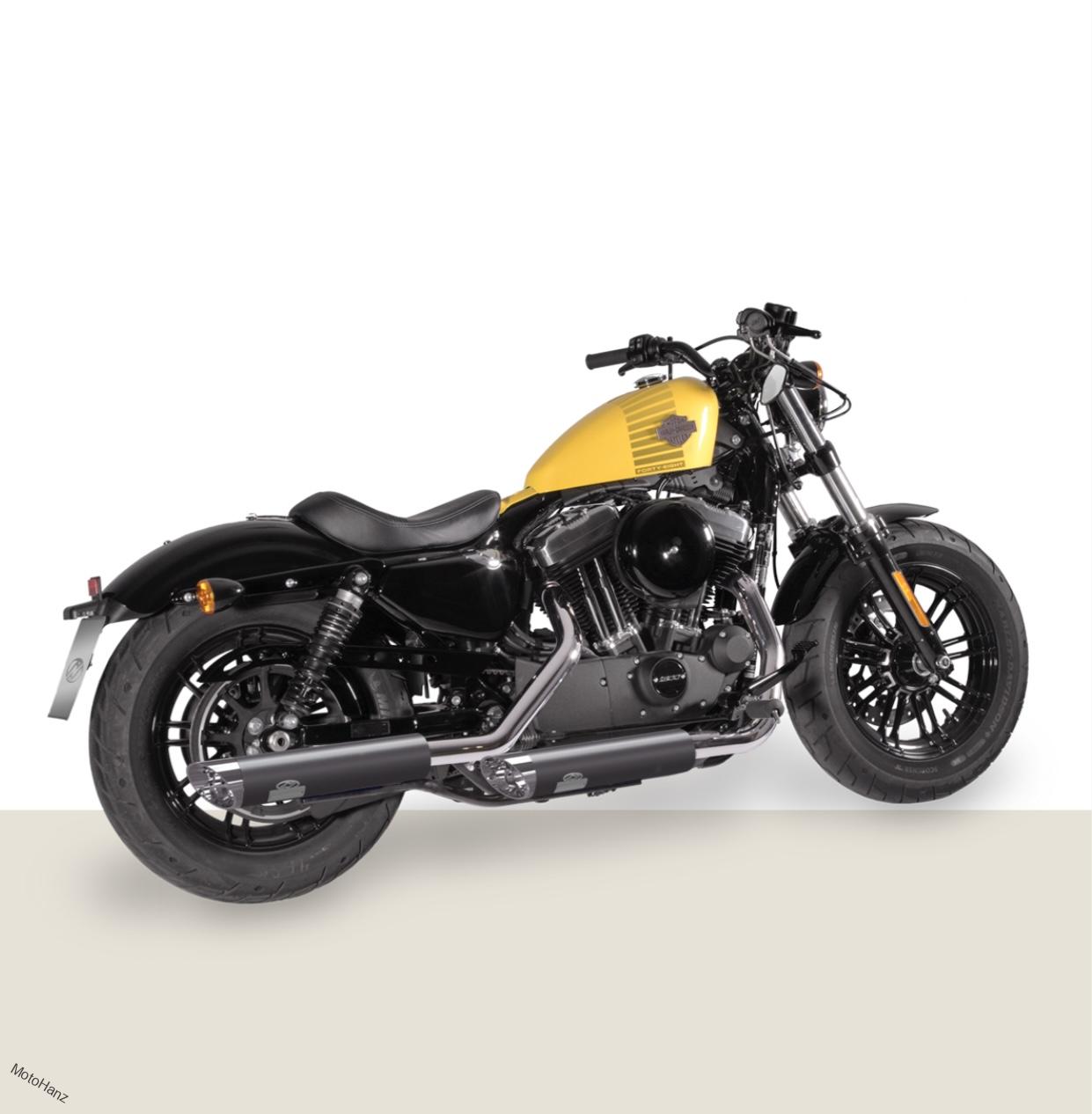 Elektronicky stavitelný výfuk Jekill&Hyde na Harley Davidson Sportster 2014-2020