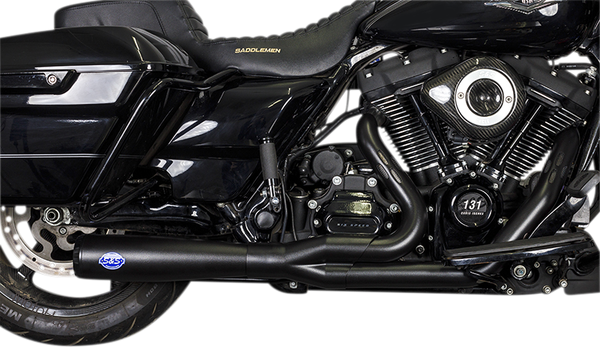 Kompletní výfuky Diamond Black S&S 2-1 na Harley Davidson Touring 17-22