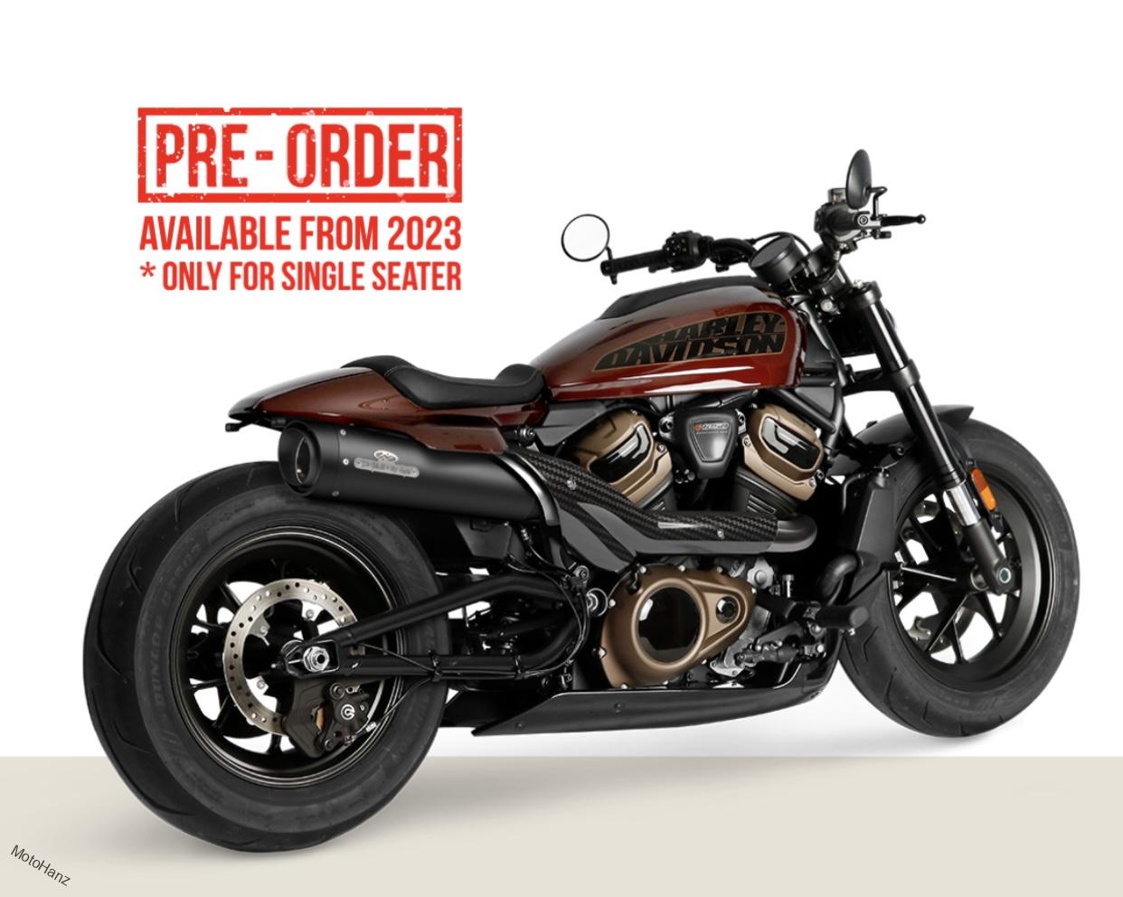 Elektronicky stavitelný výfuk Jekill&Hyde na Harley Davidson Sportster S