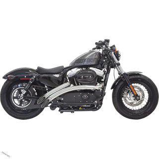 Kompletní výfuky Bassani Sweeper Harley Davidson XL 14-19
