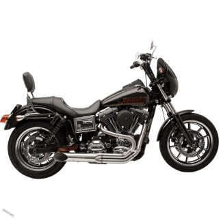 Výfuky Supertrapp Bootlegger na Harley Davidson Dyna 06-17